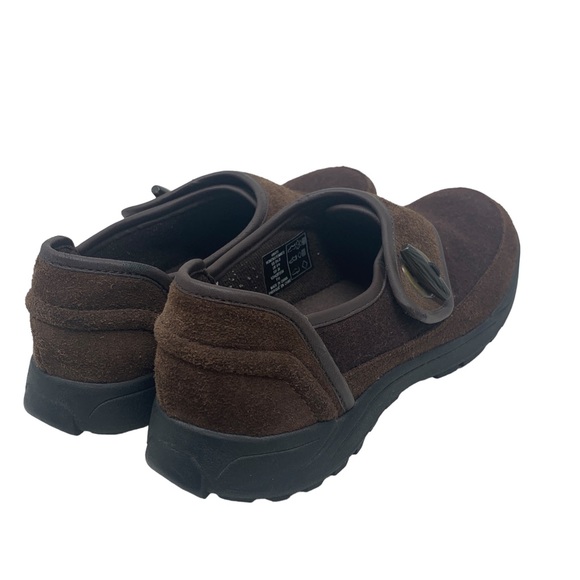 Lands’ End Brown Suede Slip-On Comfort Loafers Shoes Size 8.5 - Picture 6 of 11